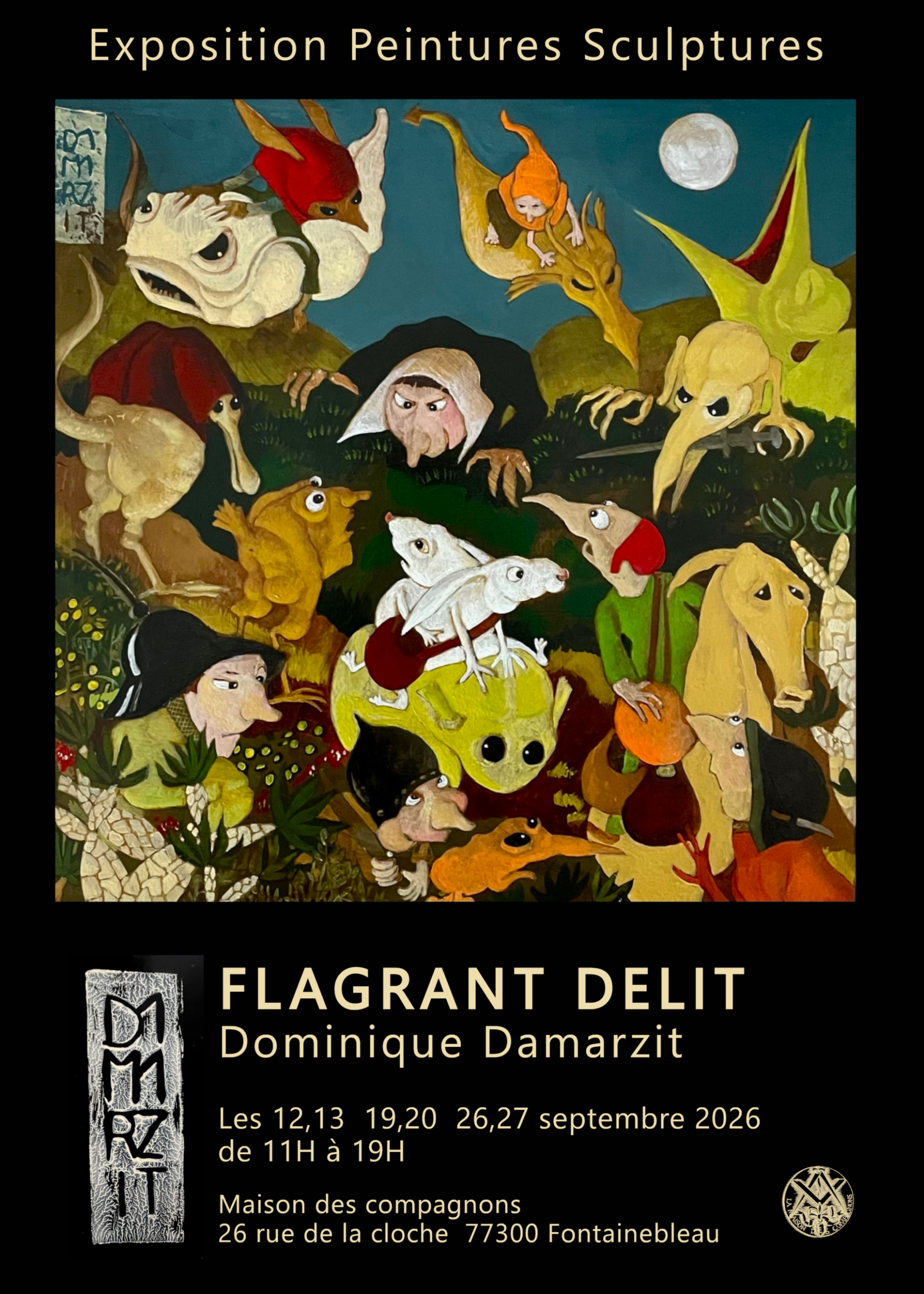affiche expo flagrants delirs